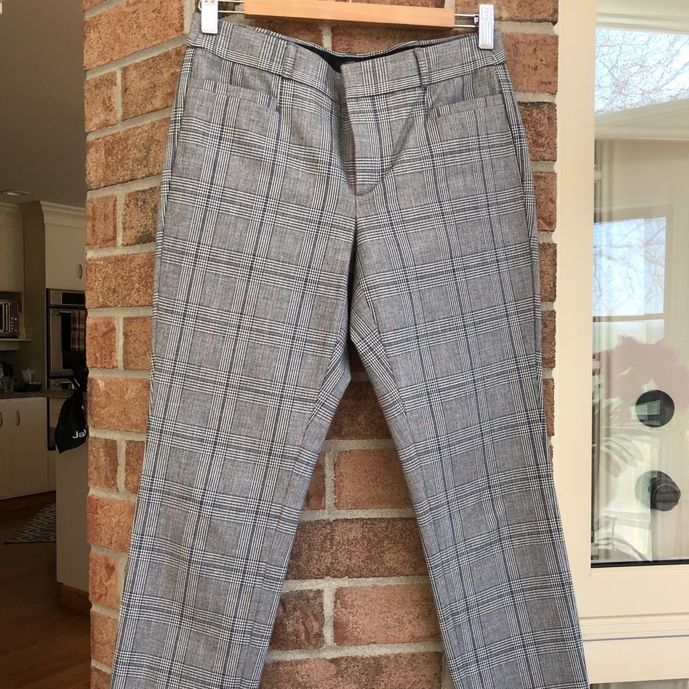 Banana Republic patterned Sloan pants